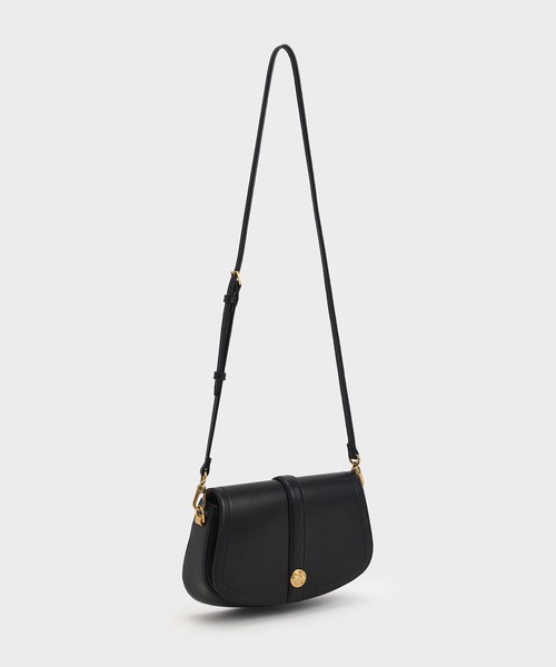 CHARLES & KEITH(チャールズ & キース)の「ブレアチェーンハンドル ショルダーバッグ / Blair Chain Handle Shoulder Bag(ショルダーバッグ・レディース・ブラック/グリーン系その他2/ブルー系その他3・S)」の17枚目の写真
