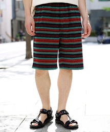 チチカカ | 【ユニセックス】ジャカードボーダーショーツ(その他パンツ)