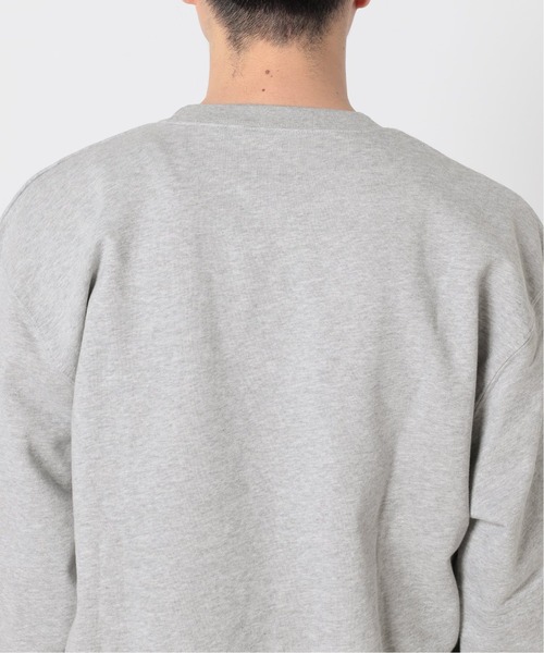 417 EDIFICE SELECT(フォーワンセブンエディフィスセレクト)の「【Hot-Dog PRESS / ホットドッグプレス】別注 COVER PHRASE C/Nスウェット(スウェット・メンズ・チャコールグレー/アイボリー・MEDIUM/LARGE)」の17枚目の写真