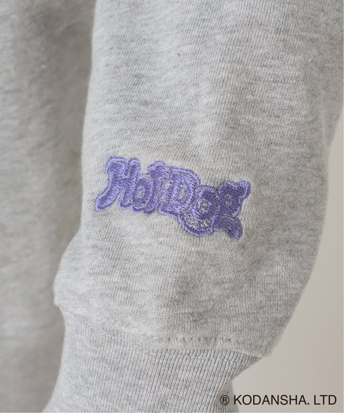 417 EDIFICE SELECT(フォーワンセブンエディフィスセレクト)の「【Hot-Dog PRESS / ホットドッグプレス】別注 COVER PHRASE C/Nスウェット(スウェット・メンズ・チャコールグレー/アイボリー・MEDIUM/LARGE)」の22枚目の写真