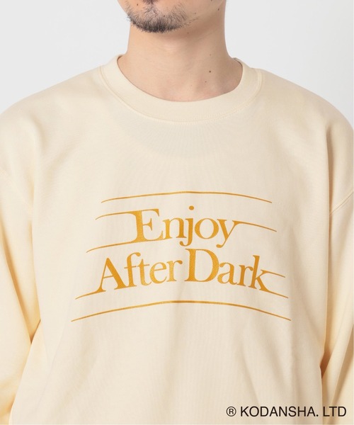 417 EDIFICE SELECT(フォーワンセブンエディフィスセレクト)の「【Hot-Dog PRESS / ホットドッグプレス】別注 COVER PHRASE C/Nスウェット(スウェット・メンズ・チャコールグレー/アイボリー・MEDIUM/LARGE)」の7枚目の写真