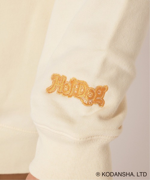 417 EDIFICE SELECT(フォーワンセブンエディフィスセレクト)の「【Hot-Dog PRESS / ホットドッグプレス】別注 COVER PHRASE C/Nスウェット(スウェット・メンズ・チャコールグレー/アイボリー・MEDIUM/LARGE)」の11枚目の写真