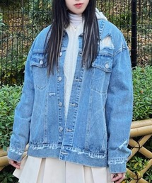 オーバーデニムジャケット