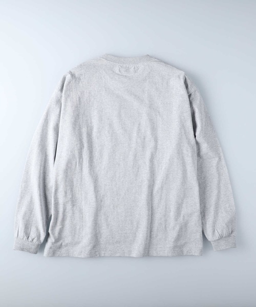 BACK NUMBER（バックナンバー）の「【BACK NUMBER】カレッジロンＴ（Tシャツ/カットソー・メンズ・ホワイト/ライトグレー/イエロー/グリーン/ネイビー/ブラック・L/M/S/XL）」の13枚目の写真