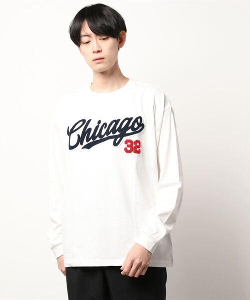 BACK NUMBER】カレッジロンT（Tシャツ/カットソー）｜BACK