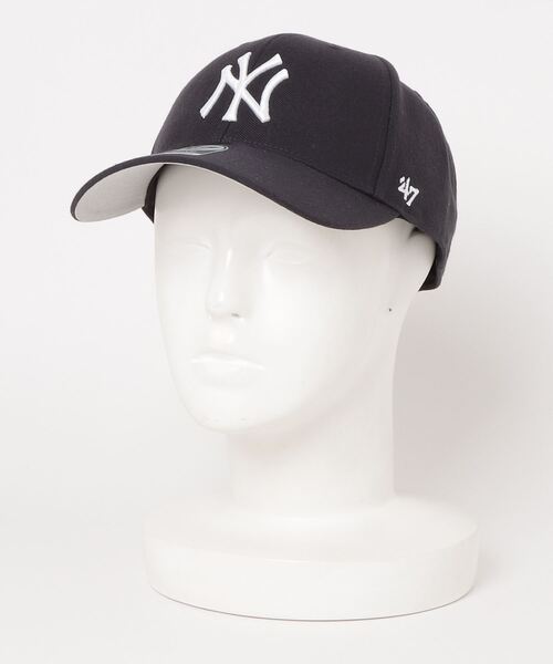 A‘gem 9（エージェムナイン）の「『'47 MVP/フォーティーセブンMVP』 '47 OAKLAND ATHELTICS & LOS ANGELS DODGERS/ダークグリーン オークランド アスレチックス ロサンゼルス ドジャース 6パネルキャップ（キャップ・メンズ・グリーン/ブルー/ブラック/ブラウン/ネイビー/ブラック系その他・FREE）」の6枚目の写真