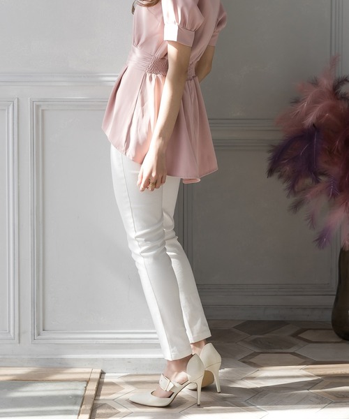 Julia Boutique（ジュリアブティック）の「ベルト付きセパレートパンプス/22003（パンプス・レディース・ブラック/ベージュ/グリーン/アイボリー/ブラック系・LL/3L/S/M/L）」の9枚目の写真