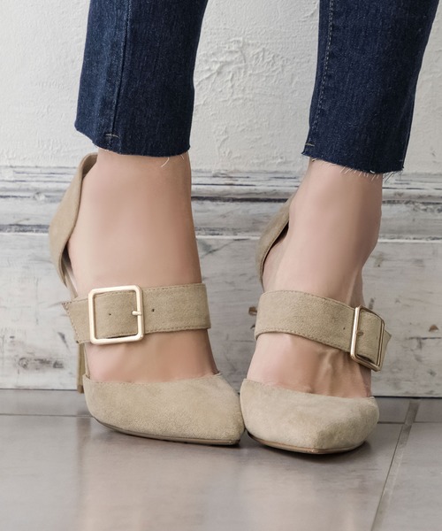 Julia Boutique（ジュリアブティック）の「ベルト付きセパレートパンプス/22003（パンプス・レディース・ブラック/ベージュ/グリーン/アイボリー/ブラック系・LL/3L/S/M/L）」の19枚目の写真