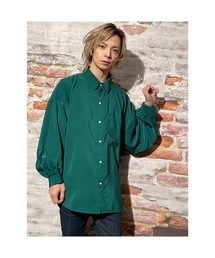 ポリエステルムジバルーンスリーブシャツ(IR)