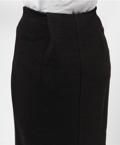 ROSE BUD（ローズバッド）の「LCTB-15108 W/ELASTIC STRAIGHT SKIRT（スカート・レディース・ホワイト/ブラック/ミックスグレー/オリーブ/ブルー・ONE SIZE）」の8枚目の写真