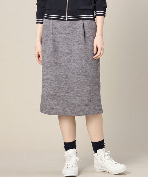 ROSE BUD（ローズバッド）の「LCTB-15108 W/ELASTIC STRAIGHT SKIRT（スカート・レディース・ホワイト/ブラック/ミックスグレー/オリーブ/ブルー・ONE SIZE）」の15枚目の写真