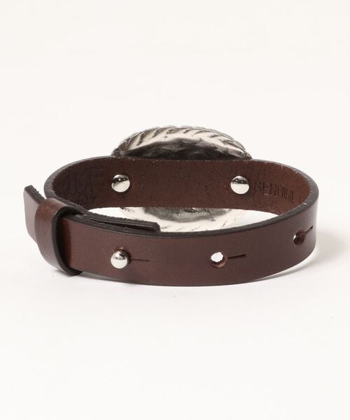 ROSE BUD（ローズバッド）の「(LEFIJE)コンチョブレスレット（ブレスレット・レディース・ブラック/ブラウン・FREE）」の3枚目の写真