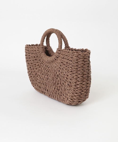 RODE SKO（ロデスコ）の「ラウンドハンドルかごバッグ（ハンドバッグ・レディース・ブラウン/アイボリー・ONE）」の14枚目の写真