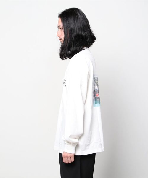 MAGIC NUMBER（マジック ナンバー）の「【MAGIC NUMBER】LIVIN' WELL US COTTON L/S TEE(LOOSE FIT)（Tシャツ/カットソー・メンズ・ホワイト・X-LARGE/LARGE/MEDIUM）」の3枚目の写真