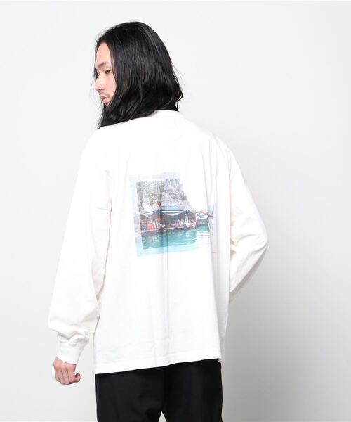 MAGIC NUMBER（マジック ナンバー）の「【MAGIC NUMBER】LIVIN' WELL US COTTON L/S TEE(LOOSE FIT)（Tシャツ/カットソー・メンズ・ホワイト・X-LARGE/LARGE/MEDIUM）」の2枚目の写真