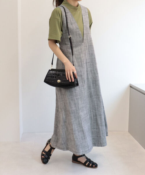 fredy emue（フレディエミュ）の「【M ROSE/エムローズ】型押しカーブフォルム ショルダーバッグ（ショルダーバッグ・レディース・ブラック/イエロー・FREE）」の20枚目の写真