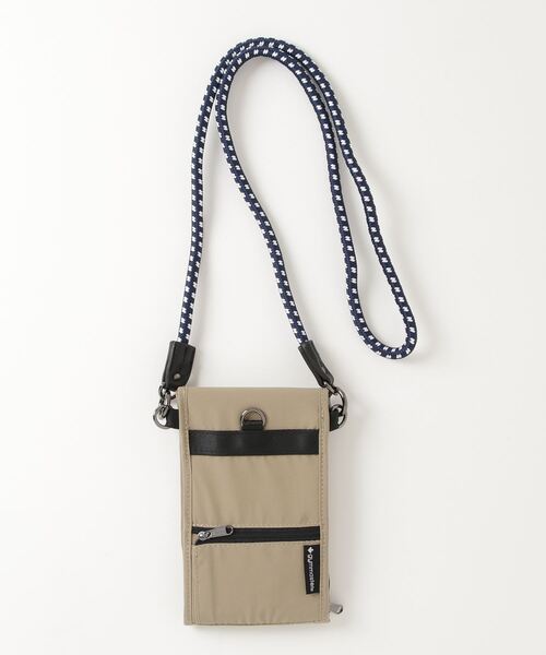 gym master（ジムマスター）の「ナイロンｘスウェットスマホポーチ（スマホケース/カバー・メンズ・ブラック/ターコイズブルー/グレー/マスタード/ベージュ・FREE）」の6枚目の写真