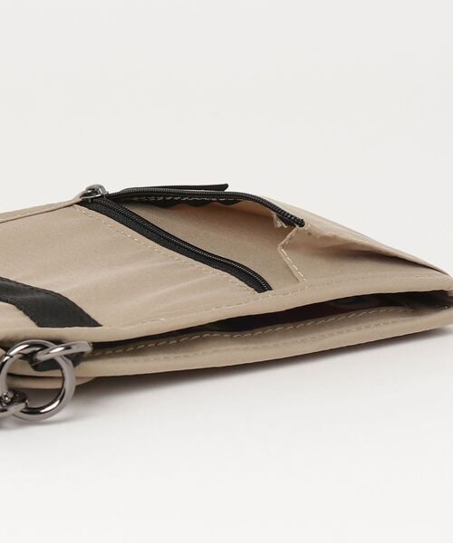 gym master（ジムマスター）の「ナイロンｘスウェットスマホポーチ（スマホケース/カバー・メンズ・ブラック/ターコイズブルー/グレー/マスタード/ベージュ・FREE）」の9枚目の写真