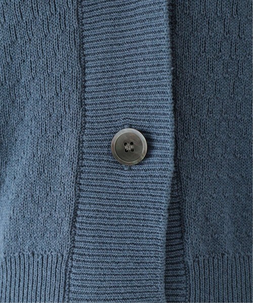 美品◎スピックアンドスパン　ミドルゲージコットンリネンショートカーディガン Spick & Span（スピックアンドスパン）の「綿麻パフスリーブ