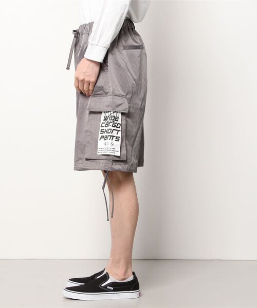 JOHN'S CLOSET(ジョンズクローゼット)の「【13】ワイドカーゴショーツ(カーゴパンツ・メンズ・グレー/オリーブ/ブラック・MEDIUM/LARGE)」の8枚目の写真