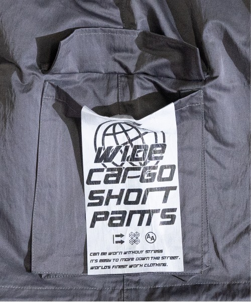 JOHN'S CLOSET(ジョンズクローゼット)の「【13】ワイドカーゴショーツ(カーゴパンツ・メンズ・グレー/オリーブ/ブラック・MEDIUM/LARGE)」の5枚目の写真