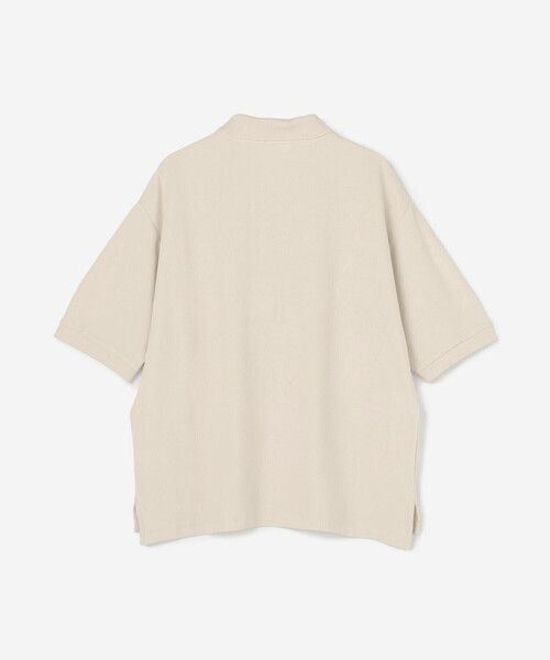 handvaerk(ハンドバーク)の「handvaerk | ピケ ポロシャツ WOMEN(ポロシャツ・レディース・ブラック/ライトグレー/ネイビー・SMALL)」の4枚目の写真