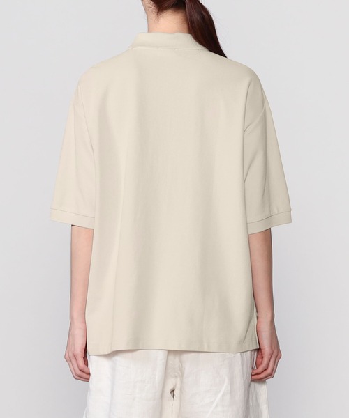 handvaerk(ハンドバーク)の「handvaerk | ピケ ポロシャツ WOMEN(ポロシャツ・レディース・ブラック/ライトグレー/ネイビー・SMALL)」の17枚目の写真