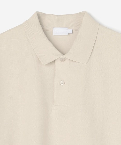 handvaerk(ハンドバーク)の「handvaerk | ピケ ポロシャツ WOMEN(ポロシャツ・レディース・ブラック/ライトグレー/ネイビー・SMALL)」の14枚目の写真