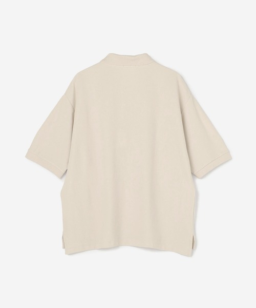 handvaerk(ハンドバーク)の「handvaerk | ピケ ポロシャツ WOMEN(ポロシャツ・レディース・ブラック/ライトグレー/ネイビー・SMALL)」の15枚目の写真