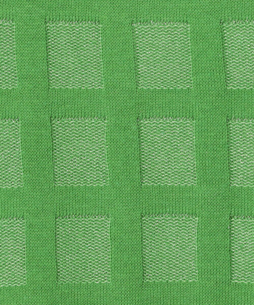 EACH.(イーチ)の「EACH(イーチ) PLAID KNIT ONE PIECE(ワンピース・レディース・グリーン/ブラック・FREE)」の9枚目の写真