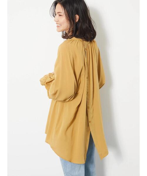 AMERICAN HOLIC(アメリカンホリック)の「バックボタンラグランブラウス(シャツ/ブラウス・レディース・ブラック/ライトベージュ/ブルー・M/L)」の20枚目の写真