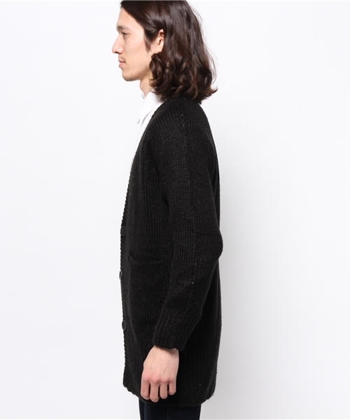 OUTLET（アウトレット）の「【WHO'S WHO gallery】GGロングカーデ（カーディガン/ボレロ・メンズ・ブラック/ネイビー/ベージュ・FREE）」の5枚目の写真