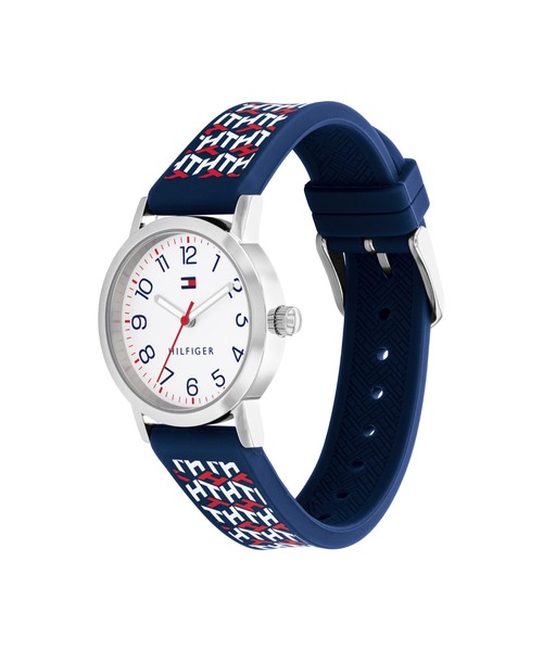 TOMMY HILFIGER(トミーヒルフィガー)の「【TOMMY HILFIGER】トミーヒルフィガー KIDS クォーツ 腕時計(アナログ腕時計・キッズ・ホワイト/マルチ/ホワイト×ブルー・FREE)」の8枚目の写真