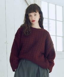 manana suerte | ツイードニット(ニット/セーター)