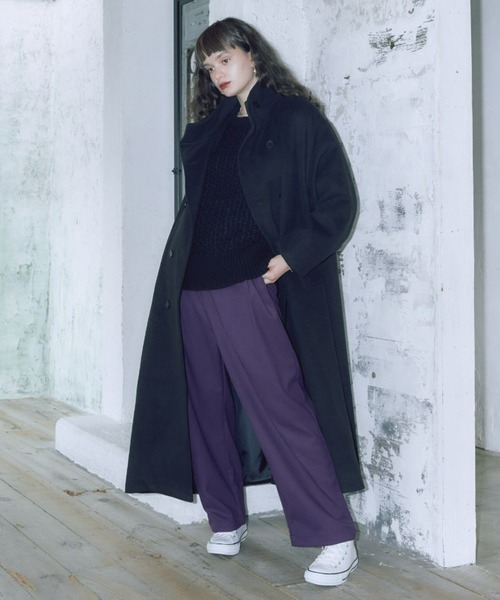 manana suerte（マニャーナスエルテ）の「ツイードニット（ニット/セーター・レディース・その他1/ブラック/オフホワイト/ボルドー・FREE）」の6枚目の写真