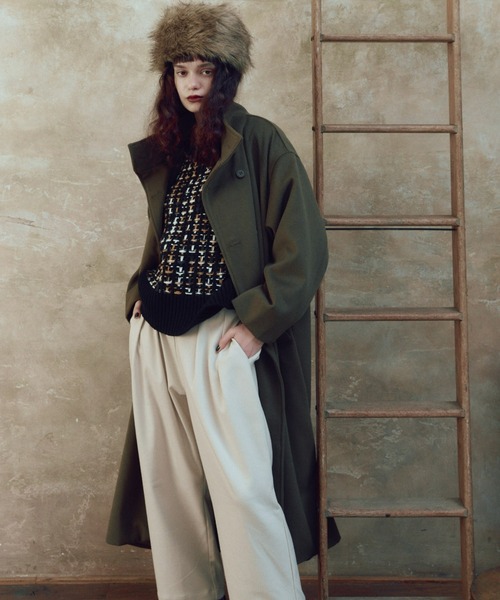 manana suerte（マニャーナスエルテ）の「ツイードニット（ニット/セーター・レディース・その他1/ブラック/オフホワイト/ボルドー・FREE）」の21枚目の写真