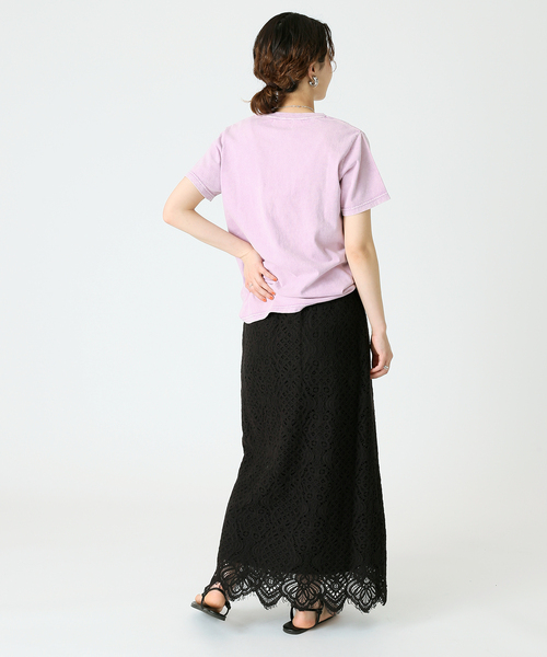 B.C STOCK（ベーセーストック）の「レース ナロースカート（スカート・レディース・ホワイト/ブラック/サックスブルー・SMALL/MEDIUM）」の7枚目の写真