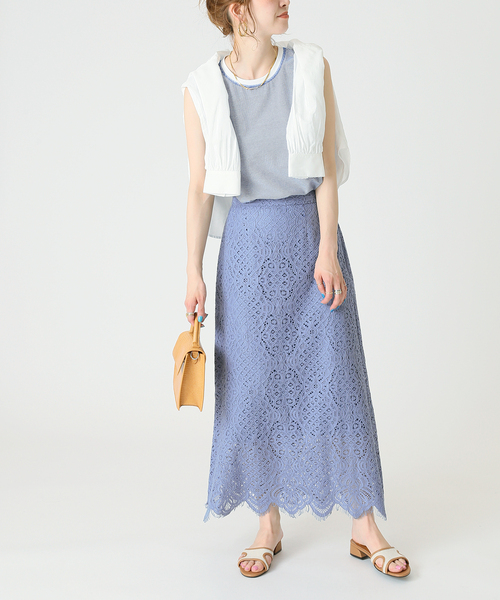 サマーセール【超美品】ドルチェ&ガッバーナブラックレーススカート メッシュスカートレースフェアリーモードスカート – Belchic