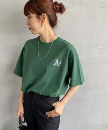 [FANATICS/ファナティクス] 別注 MLB ワンポイントロゴ刺繍Tシャツ