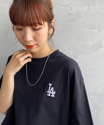 [FANATICS/ファナティクス] 別注 MLB ワンポイントロゴ刺繍Tシャツ