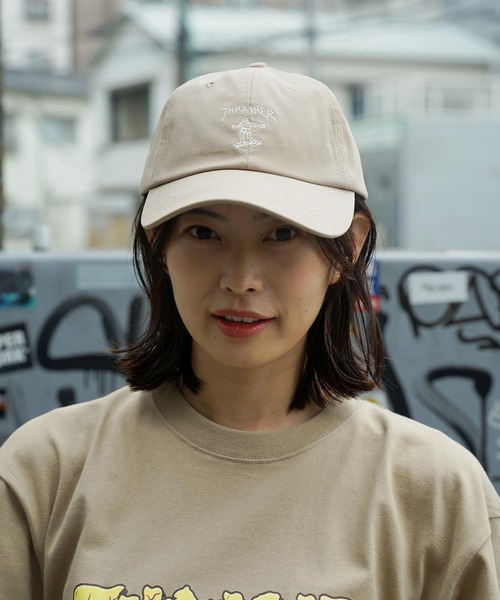 THRASHER（スラッシャー）の「GONZ ART 6P CAP/スラッシャーマークゴンザレス帽子(キャップ）（キャップ・メンズ・ブラック/ベージュ/ブラウン/カーキ・FREE）」の19枚目の写真