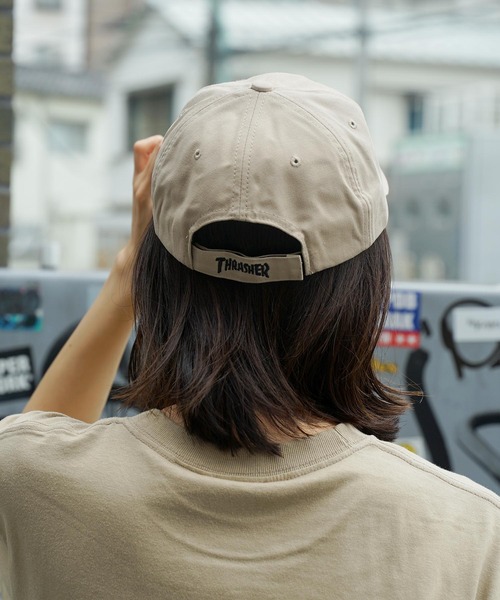THRASHER（スラッシャー）の「GONZ ART 6P CAP/スラッシャーマークゴンザレス帽子(キャップ）（キャップ・メンズ・ブラック/ベージュ/ブラウン/カーキ・FREE）」の15枚目の写真
