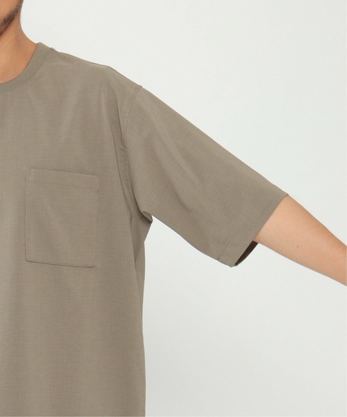 IKKA LOUNGE（イッカラウンジ）の「Reflax ストレッチシャツＴ（Tシャツ/カットソー・メンズ・オリーブ/ネイビー・L/S/M/XL）」の14枚目の写真