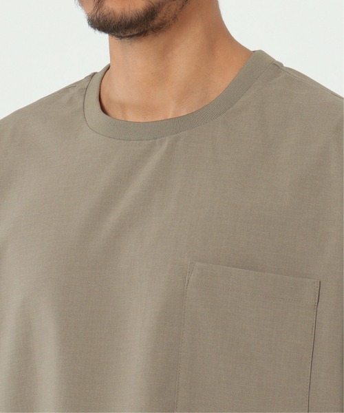 IKKA LOUNGE（イッカラウンジ）の「Reflax ストレッチシャツＴ（Tシャツ/カットソー・メンズ・オリーブ/ネイビー・L/S/M/XL）」の16枚目の写真