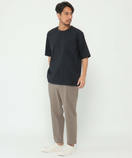 IKKA LOUNGE（イッカラウンジ）の「Reflax ストレッチシャツＴ（Tシャツ/カットソー・メンズ・オリーブ/ネイビー・L/S/M/XL）」の6枚目の写真