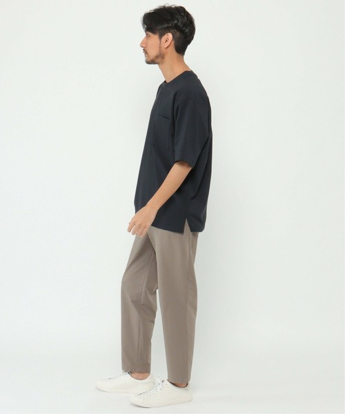 IKKA LOUNGE（イッカラウンジ）の「Reflax ストレッチシャツＴ（Tシャツ/カットソー・メンズ・オリーブ/ネイビー・L/S/M/XL）」の7枚目の写真