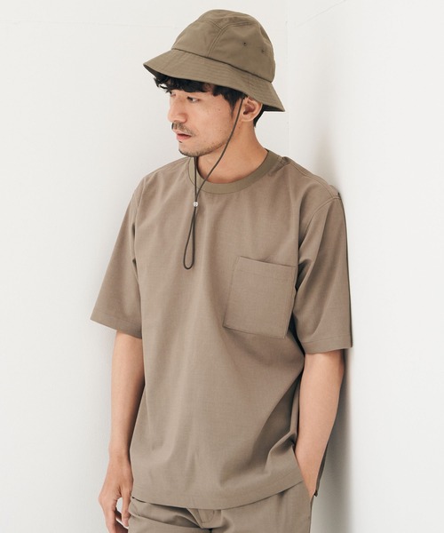 IKKA LOUNGE（イッカラウンジ）の「Reflax ストレッチシャツＴ（Tシャツ/カットソー・メンズ・オリーブ/ネイビー・L/S/M/XL）」の21枚目の写真