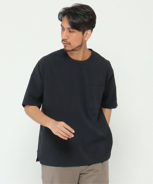 IKKA LOUNGE（イッカラウンジ）の「Reflax ストレッチシャツＴ（Tシャツ/カットソー・メンズ・オリーブ/ネイビー・L/S/M/XL）」の20枚目の写真