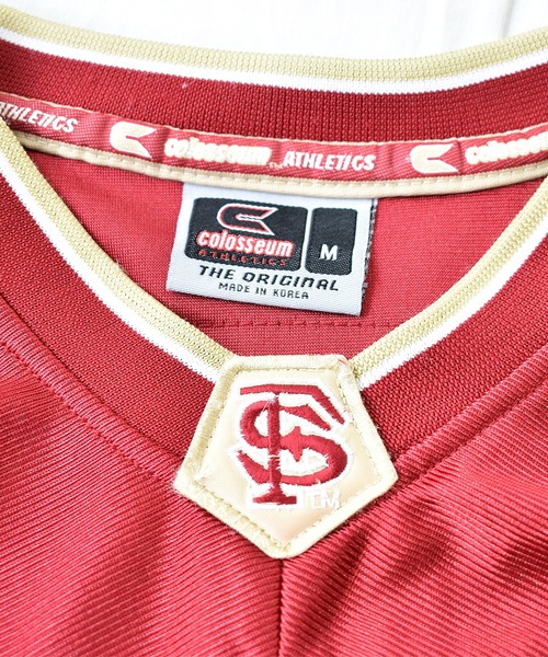 VINTAGE(ヴィンテージ)の「【ヴィンテージ古着】Colosseum FLORIDA STATE UNIVERSITY SEMINOLIS ゲームシャツ メッシュTシャツ(Tシャツ/カットソー・メンズ・レッド・M)」の4枚目の写真