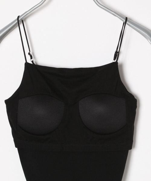 LOWRYS FARM（ローリーズファーム）の「カップツキクロップドキャミソール　298854（キャミソール・レディース・ホワイト/ブラック/ブラウン・FREE）」の10枚目の写真